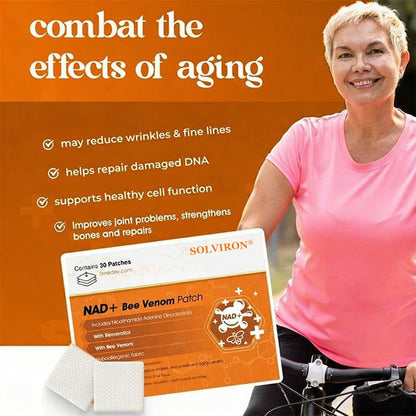 【Official Authorized Store】𝐒𝐎𝐋𝐕𝐈𝐑𝐎𝐍®® NAD+ Bee Venom Patch – Ultimate Skin Rejuvenation & Energy Boost（Last Day Discount：75%）